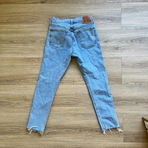 Levis 501 Buttonfly Skinny Jeans